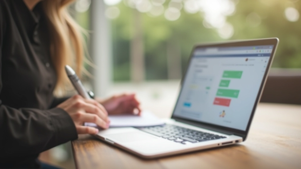 Stratégie de marketing d'affiliation sans audience initiale avec ordinateur portable et cahier de notes